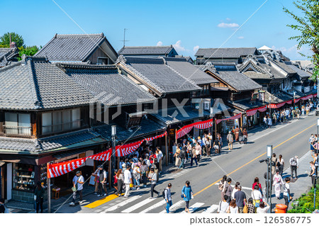 [Saitama Prefecture] The atmospheric storehouse-style streets of Kawagoe 126586775