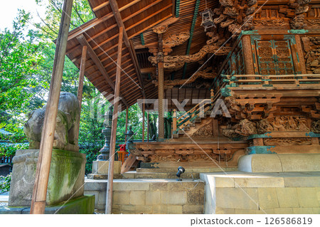 [Saitama Prefecture] The main hall of Hikawa Shrine in Kawagoe 126586819