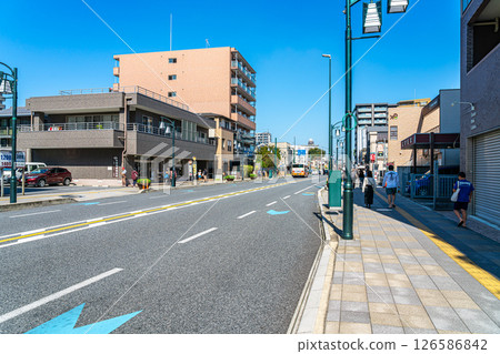 【埼玉縣】清爽藍天下的川越街道 126586842
