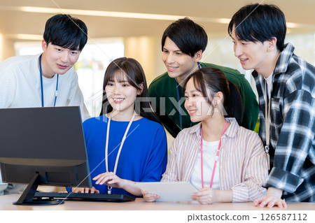 Engineers working in an office. Photo courtesy of Denpa Gakuen, Tokyo Electronics College. Engineers working in an office. Photo courtesy of Denpa Gakuen, Tokyo Electronics College. 126587112