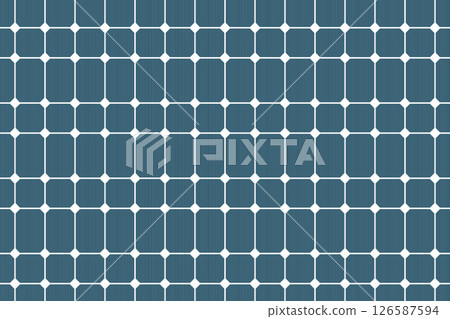 Seamless pattern showing solar panels generating clean energy 126587594