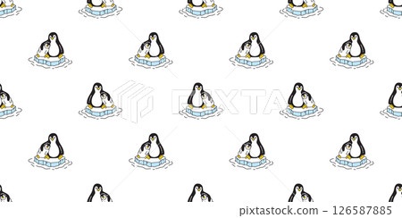 penguin seamless pattern sitting iceberg ice hug baby bird cartoon doodle gift wrapping paper tile background repeat wallpaper illustration isolated design penguin seamless pattern sitting iceberg ice hug baby bird cartoon doodle gift wrapping paper tile background repeat wallpaper illustration isolated design 126587885