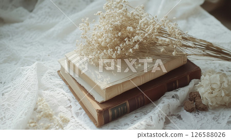 古董和乾燥花（生成式人工智慧） 126588026