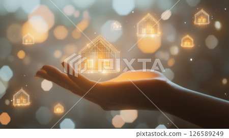Futuristic Real Estate Investment and Smart Housing Technology 126589249
