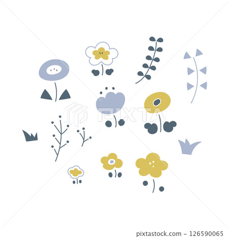 Nordic style plant set② 126590065