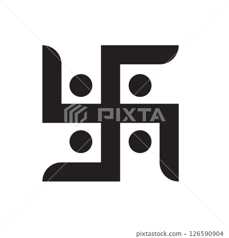 Swastika religious symbol icon 2 Swastika religious symbol icon 2 126590904