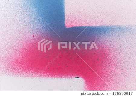 Red and blue spray paint background Red and blue spray paint background 126590917