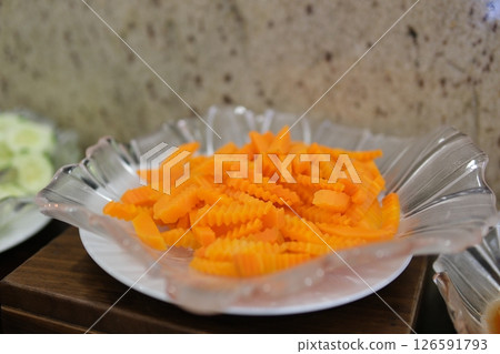 Baby carrots are a nutritious snack option. They are a good source of vitamins, particularly vitamin A, vitamin K, vitamin C. minerals such as potassium and fiber, which contribute to a healthy diet. Baby carrots are a nutritious snack option. They are a good source of vitamins, particularly vitamin A, vitamin K, vitamin C. minerals such as potassium and fiber, which contribute to a healthy diet. 126591793