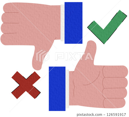 Soft skills concept. Employee with a ability to agree and disagree. Education, training and improvement for career building. Isolated flat vector illustration On white background. 126591917