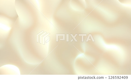 簡單的液體狀背景-乳白色 126592409