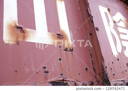 Exhibit of the old Amarube Bridge along the national highway 126592471