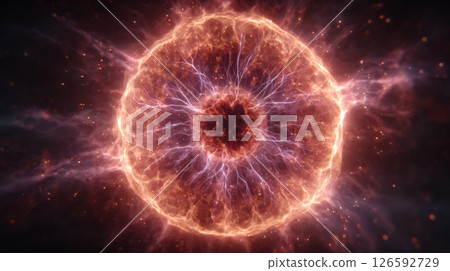 Electrified Energy Ring in Outer Space Electrified Energy Ring in Outer Space 126592729