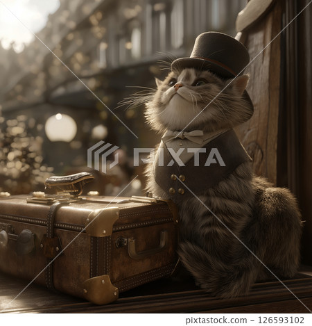 traveling cat 126593102