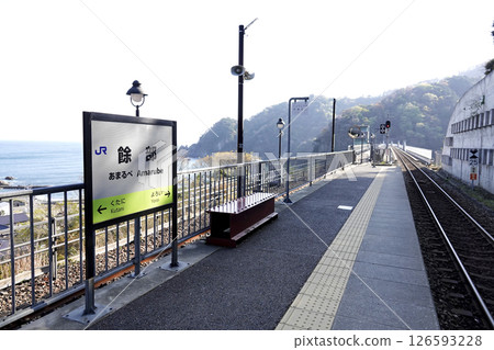 The newly completed Yobe Station platform sign 126593228