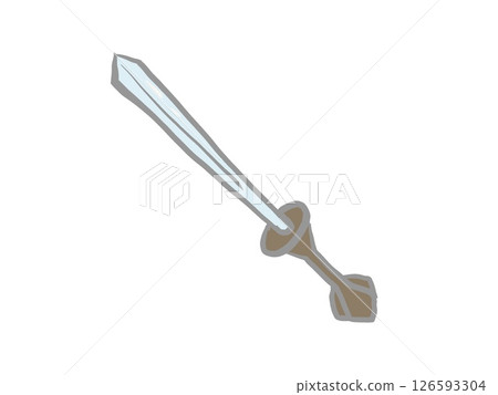 Illustration of a sword 126593304
