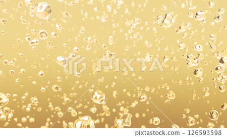水中氣泡-香檳金 126593598