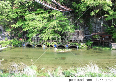 Kawaji Onsen, Tochigi Prefecture Kawaji Onsen hot spring source Kawaji Onsen, Tochigi Prefecture Kawaji Onsen hot spring source 126594298
