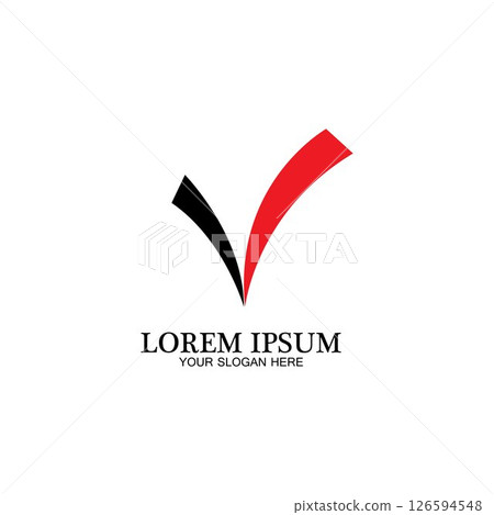 check mark symbol and logo icon check mark symbol and logo icon 126594548