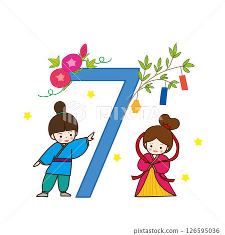 July's Material: Orihime and Hikoboshi 126595036