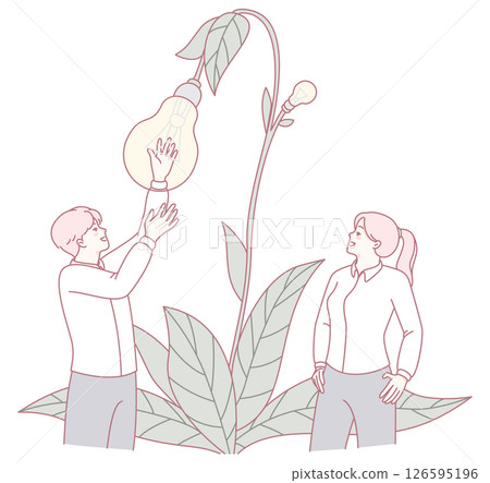 Innovation is Blooming A Community of People Passionately Nurturing New Ideas and Concepts 126595196