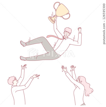 Celebrating Success Everybody Comes Together for a Team Triumph and Joyful Achievements that Matter Celebrating Success Everybody Comes Together for a Team Triumph and Joyful Achievements that Matter 126595300