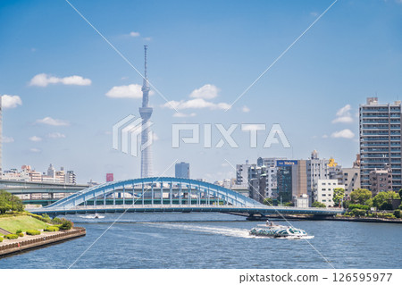 「東京」永泰橋和東京晴空塔 126595977