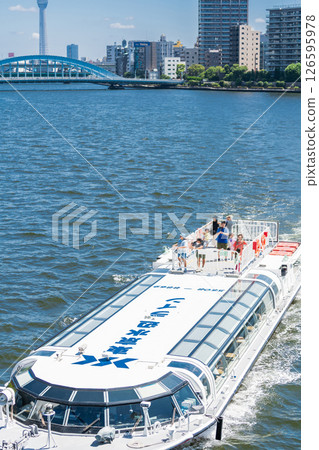 "Tokyo" Eitai Bridge and Tokyo Skytree "Tokyo" Eitai Bridge and Tokyo Skytree 126595978