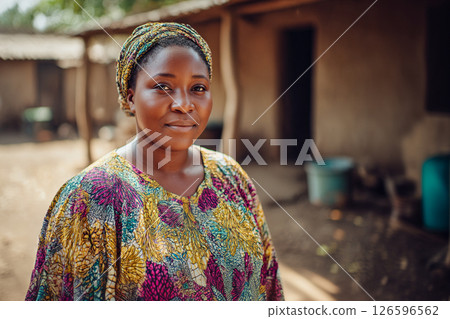 非洲農村婦女 126596562
