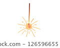 Hand-held fireworks 126596655
