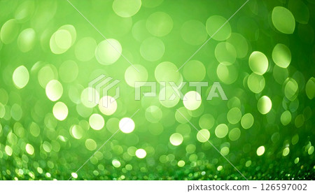 Blurred light green ball background 126597002