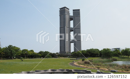 福岡島城景觀1號島城中央公園塔公寓 126597152