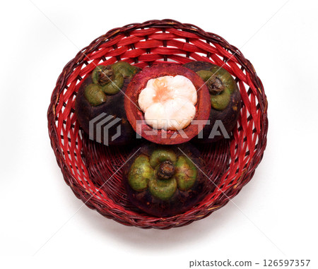 Mangosteen basket Mangosteen basket 126597357