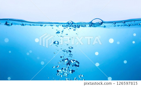 Splashes seen from underwater 126597815