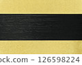Background material of black painted board and gold Japanese paper 126598224
