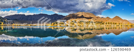 Lake Benmore hydroelectric dam Lake Benmore hydroelectric dam 126598469