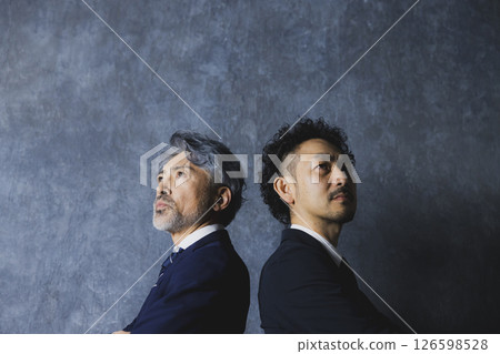 Bearded man in a suit 126598528