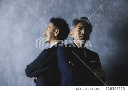 Bearded man in a suit 126598533