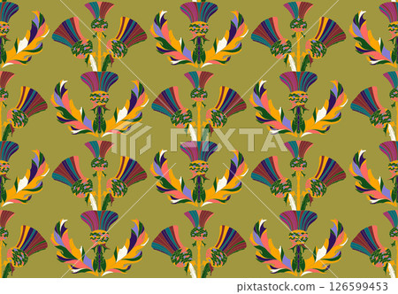 seamless pattern with dragonflies seamless pattern with dragonflies 126599453