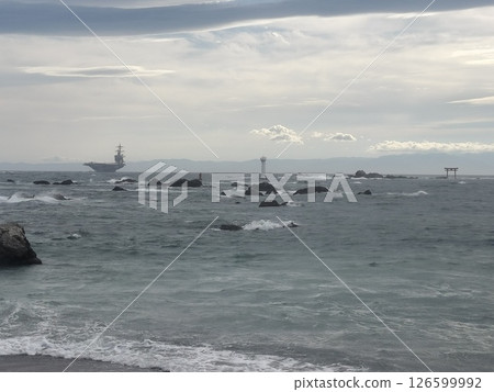 USS George Washington, Hayama Lighthouse, Najima USS George Washington, Hayama Lighthouse, Najima 126599992