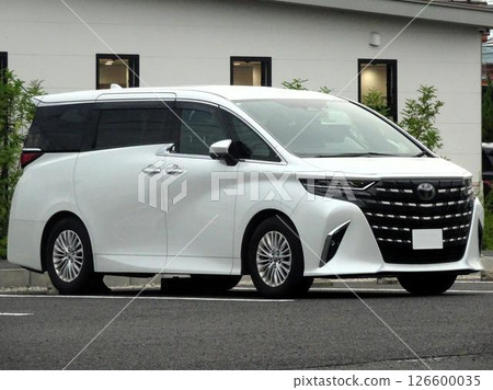 White car (Toyota Alphard 4th generation) White car (Toyota Alphard 4th generation) 126600035