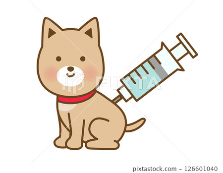Dog vaccination illustrations | Cute materials that can be used at veterinary clinics and to raise awareness of vaccines Dog vaccination illustrations | Cute materials that can be used at veterinary clinics and to raise awareness of vaccines 126601040