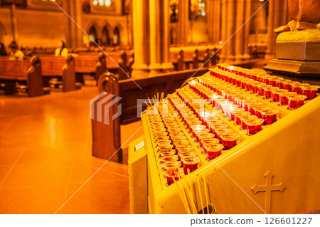 Candles at St Mary's Cathedral, Sydney Candles at St Mary's Cathedral, Sydney 126601227
