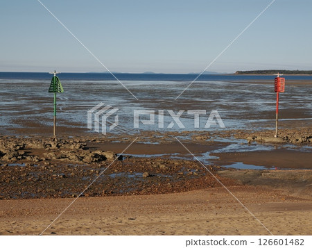 Scenery at low tide near Clairview Boat Ramp, Queensland, Australia Scenery at low tide near Clairview Boat Ramp, Queensland, Australia 126601482