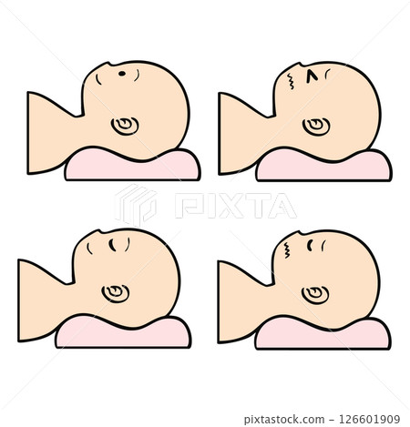 手寫_躺著_人物_向量_集_02 手寫_躺著_人物_向量_集_02 126601909