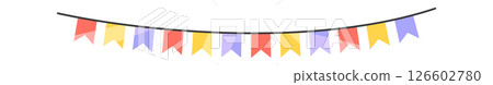 Flags string amusement park decoration 126602780