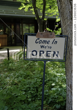 Entrance sign 126603636