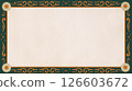 Ornamental vintage floral frame 126603672