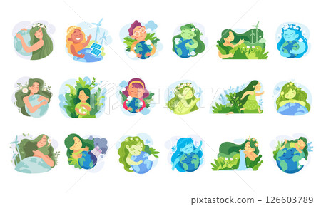 Enchanting Mermaids Bringing Magic to Vibrant Ocean Scenes Full of Life and Color 126603789