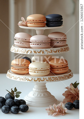 macaron, food, pastry 126603867