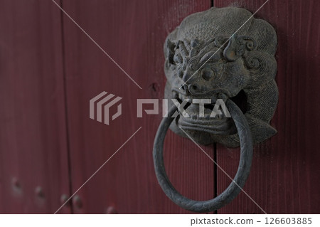 寺廟門把手 126603885